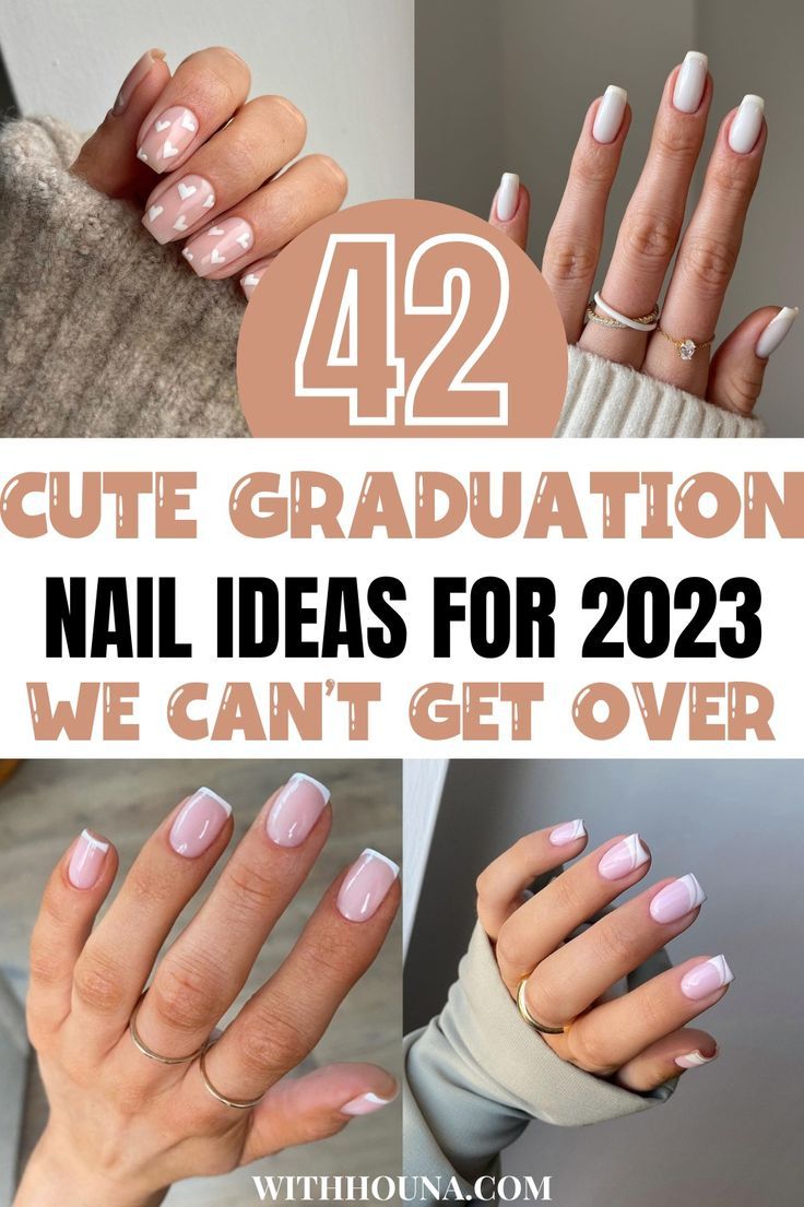 10 Chic And Classy Graduation Nails Ideas For Your Big Day Stylish Belles