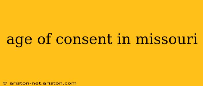 age of consent in missouri