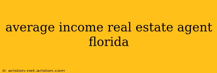 average income real estate agent florida