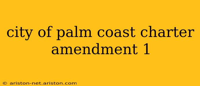 city of palm coast charter amendment 1
