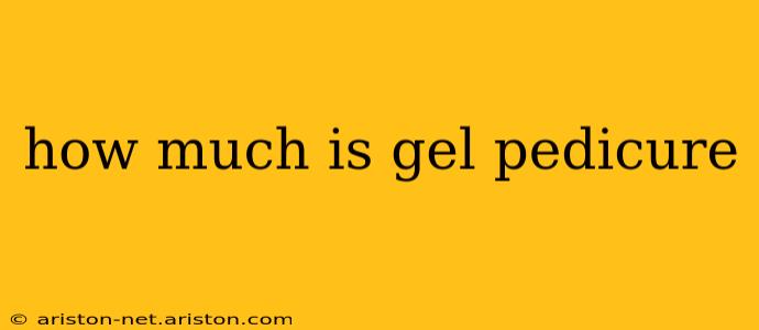 how much is gel pedicure