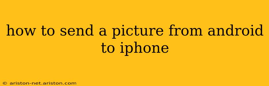 how to send a picture from android to iphone