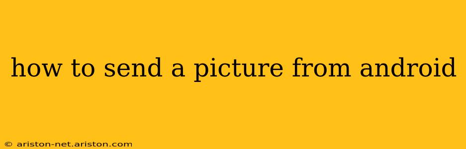 how to send a picture from android