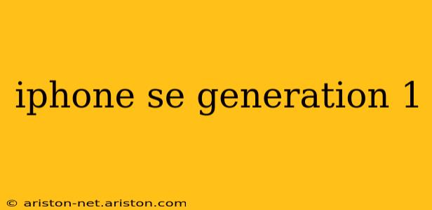 iphone se generation 1