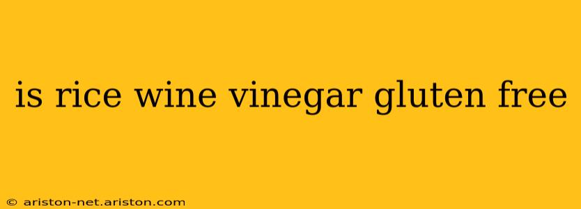 is rice wine vinegar gluten free