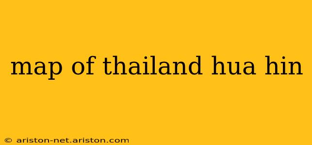 map of thailand hua hin
