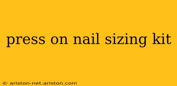 press on nail sizing kit