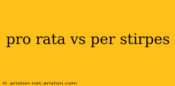 pro rata vs per stirpes