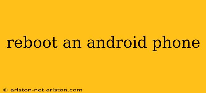 reboot an android phone