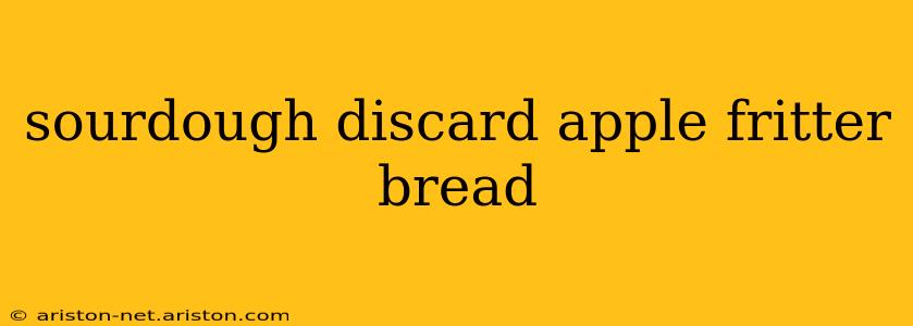 sourdough discard apple fritter bread