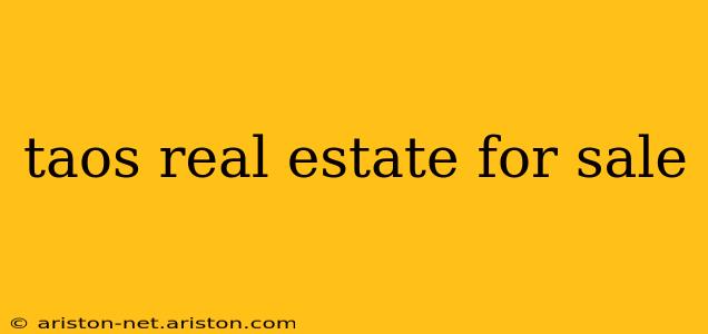 taos real estate for sale