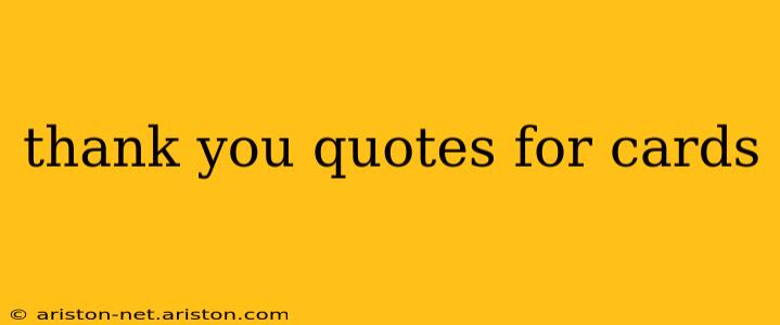 thank you quotes for cards