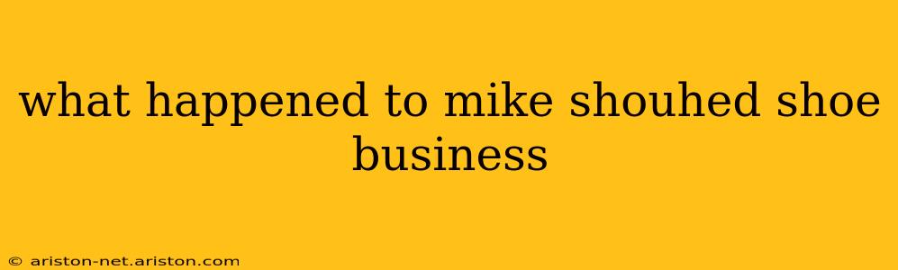 what happened to mike shouhed shoe business
